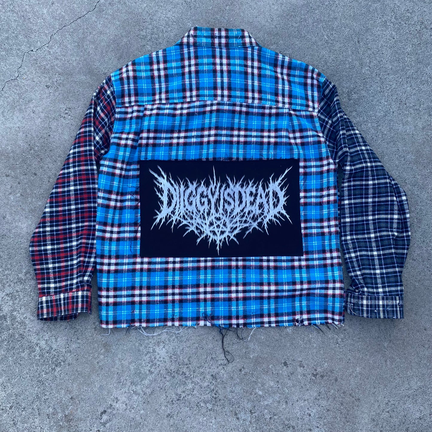 1of1 Patchwork Flannel - Red/Blue