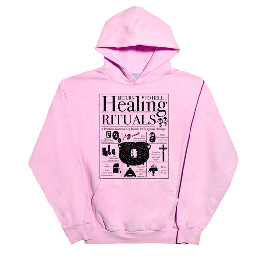 Healing Rituals Hoodie - Pink *Made to order*