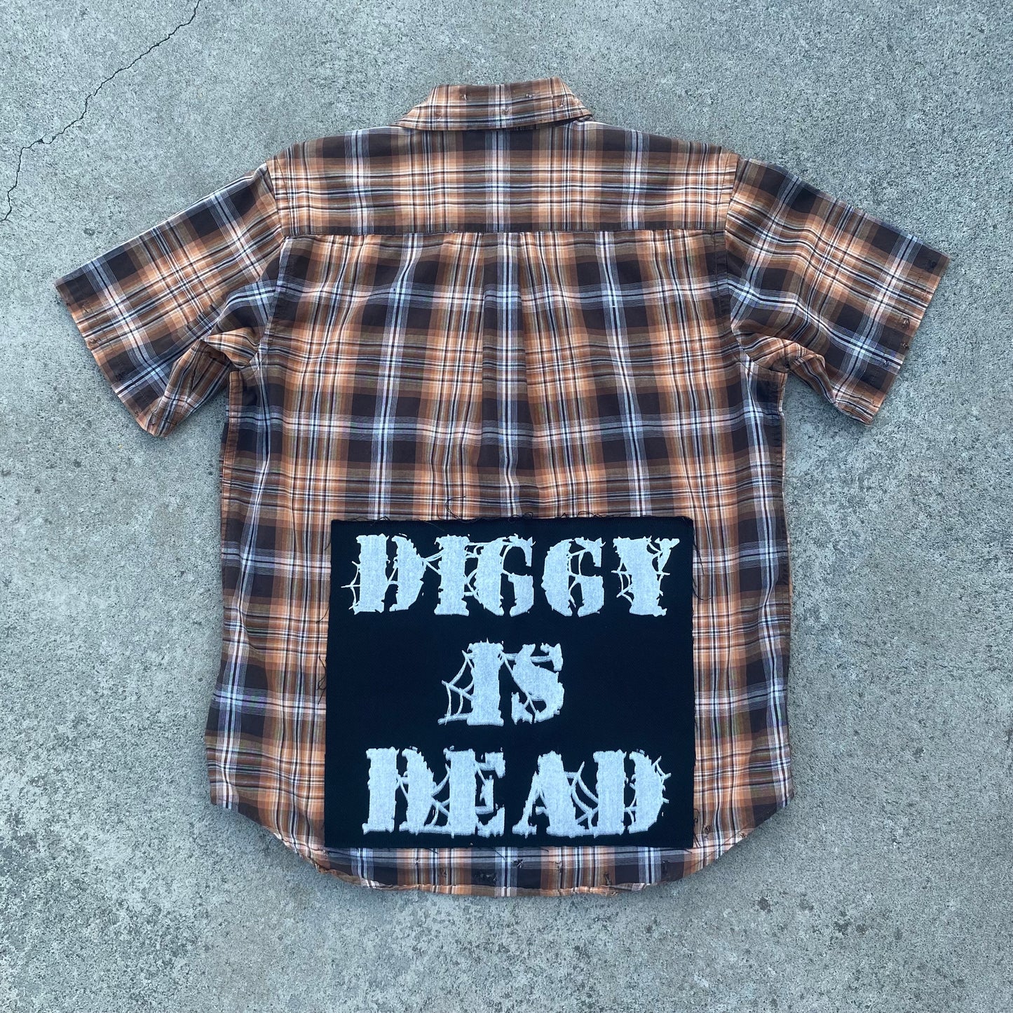 1of1 Patchwork Flannel - Burnt Orange