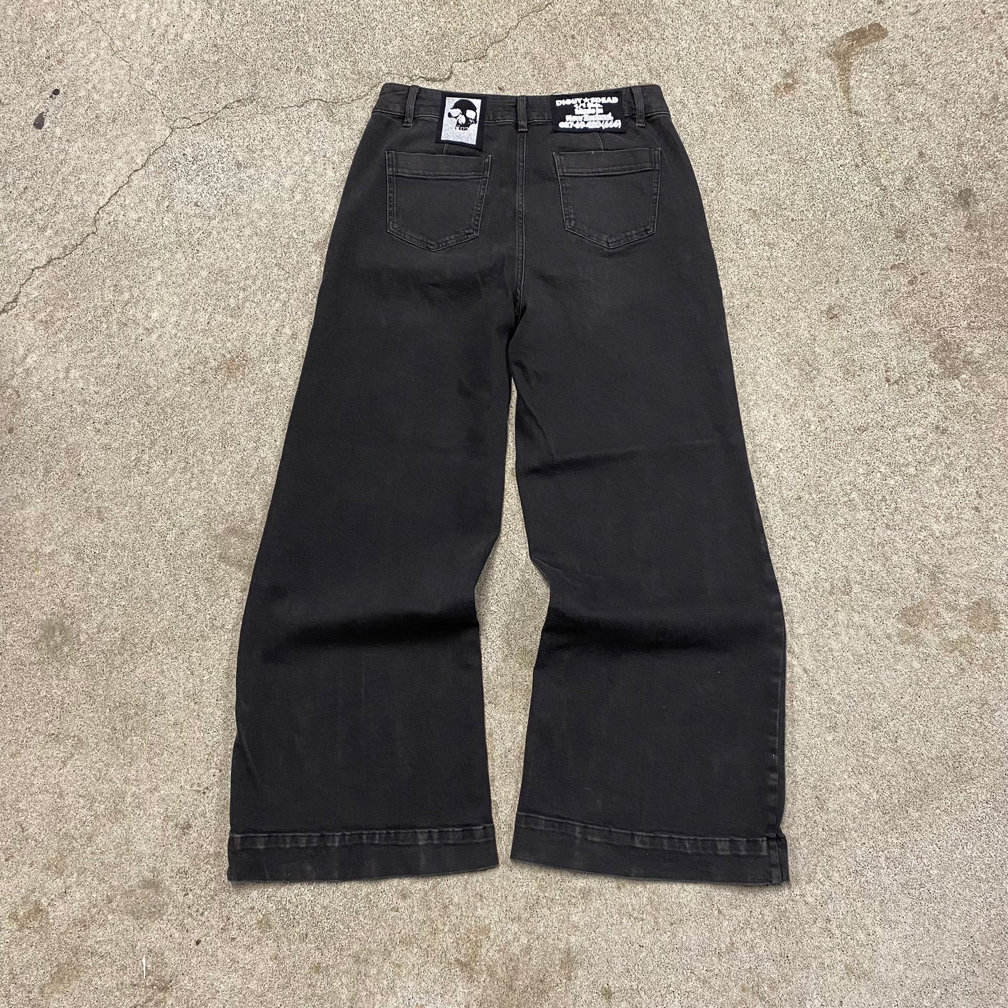 1/1 Goat Skull Wide Jeans - 34x34