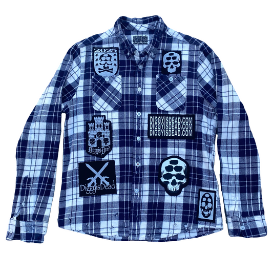 1of1 Patchwork Flannel - Blue