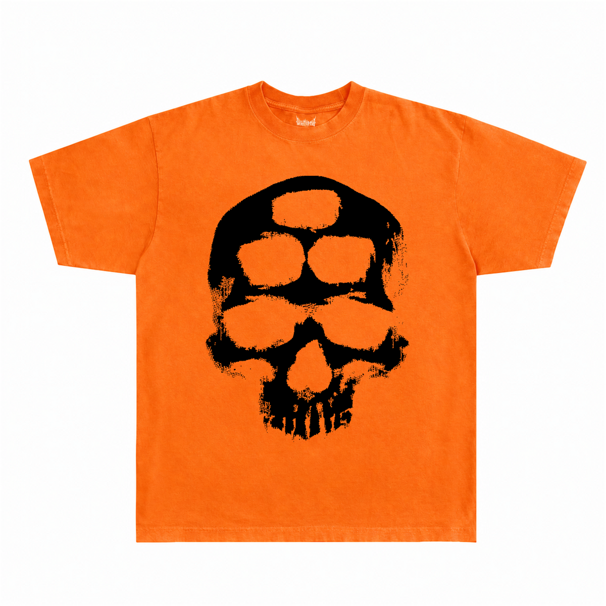 HALLOWEEN Skull Tee - Orange