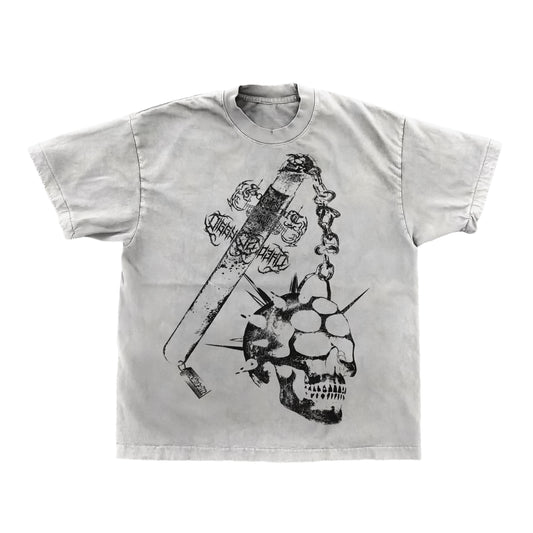 DEADSHIFT FLAIL TEE - White