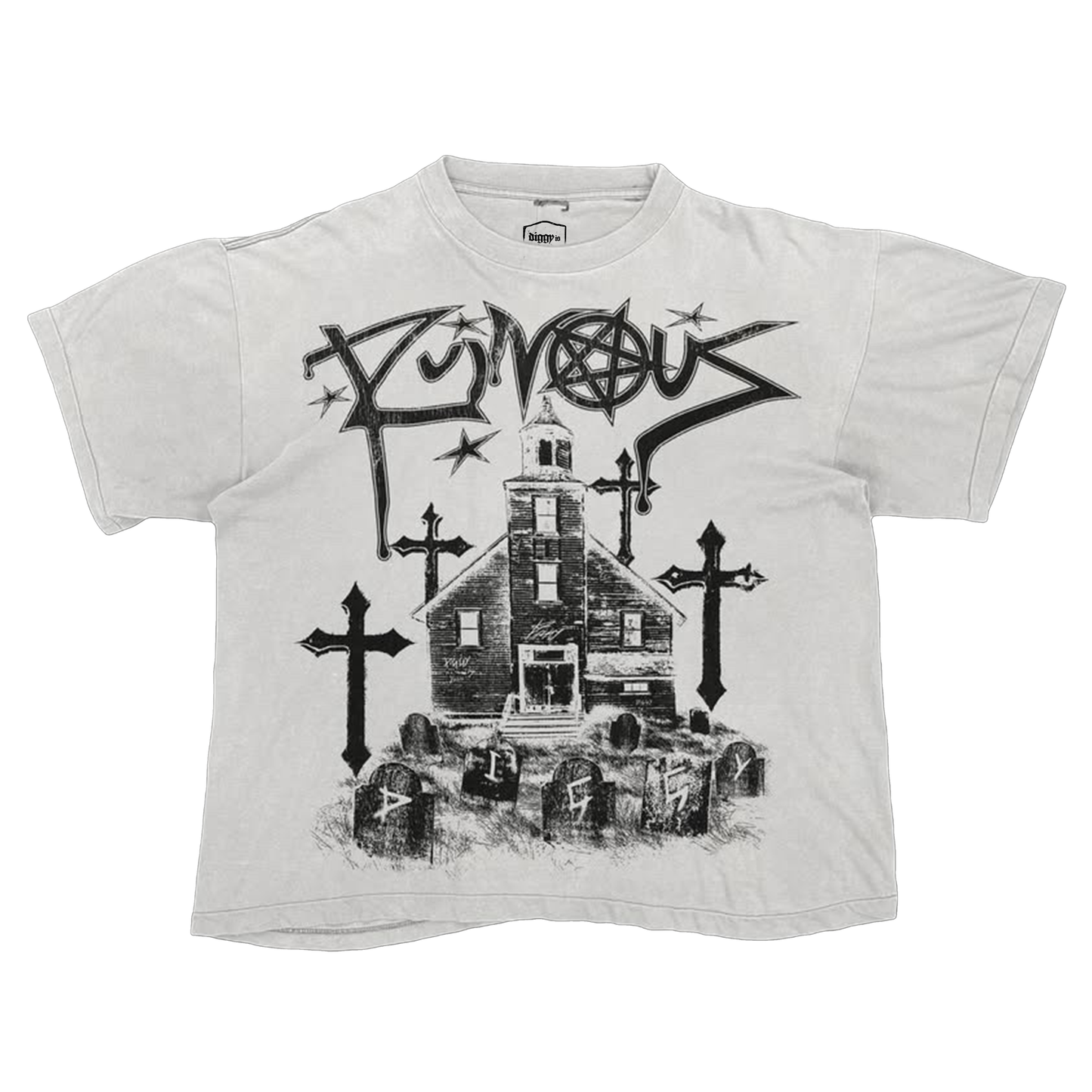 ‘I FEEL RUINOUS’ DID X SLIDEZ Tee - White