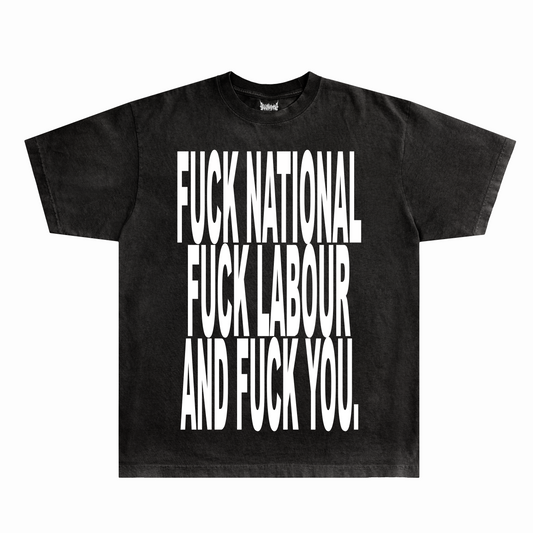 FUCK THE GOVERNMENT TEE - Black
