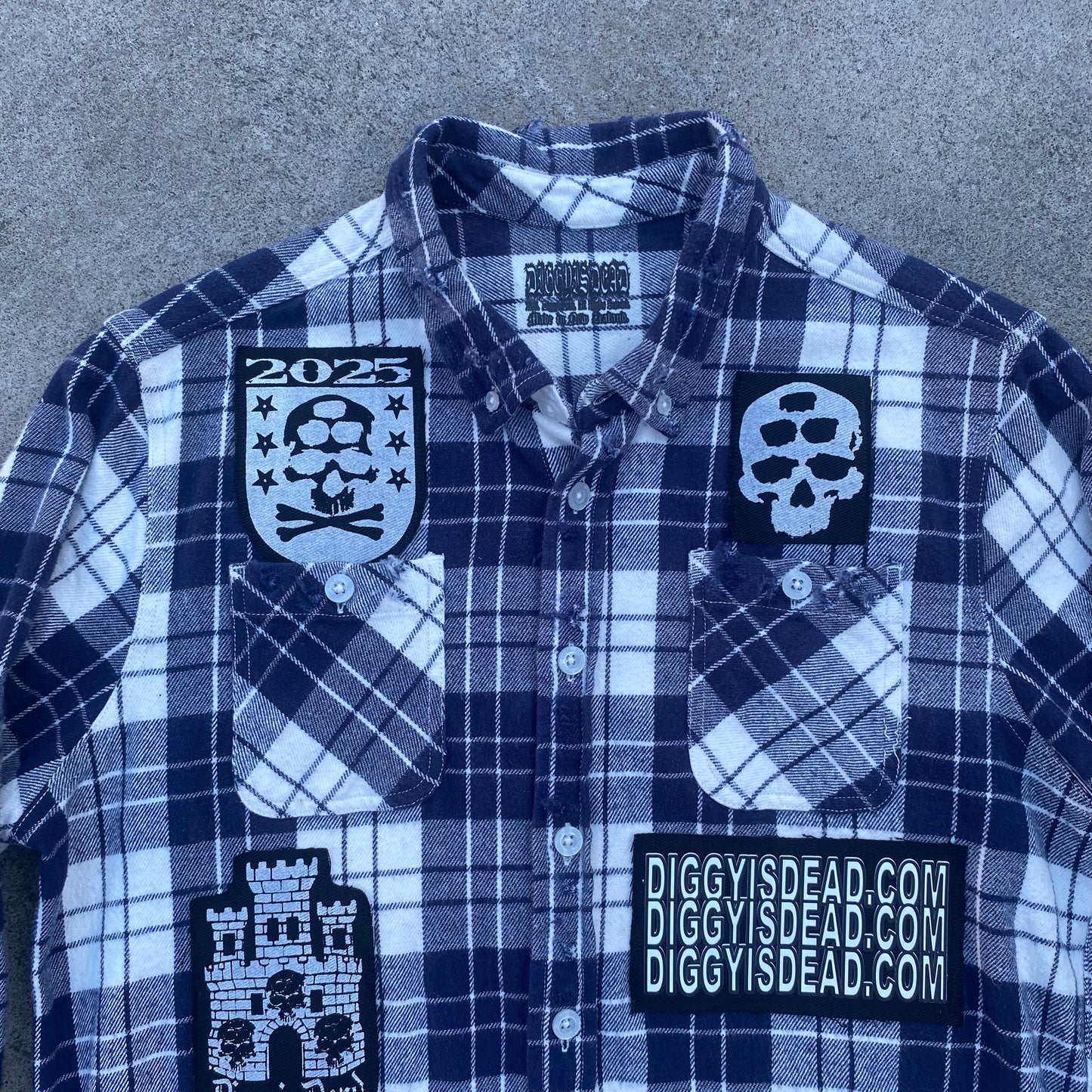 1of1 Patchwork Flannel - Blue