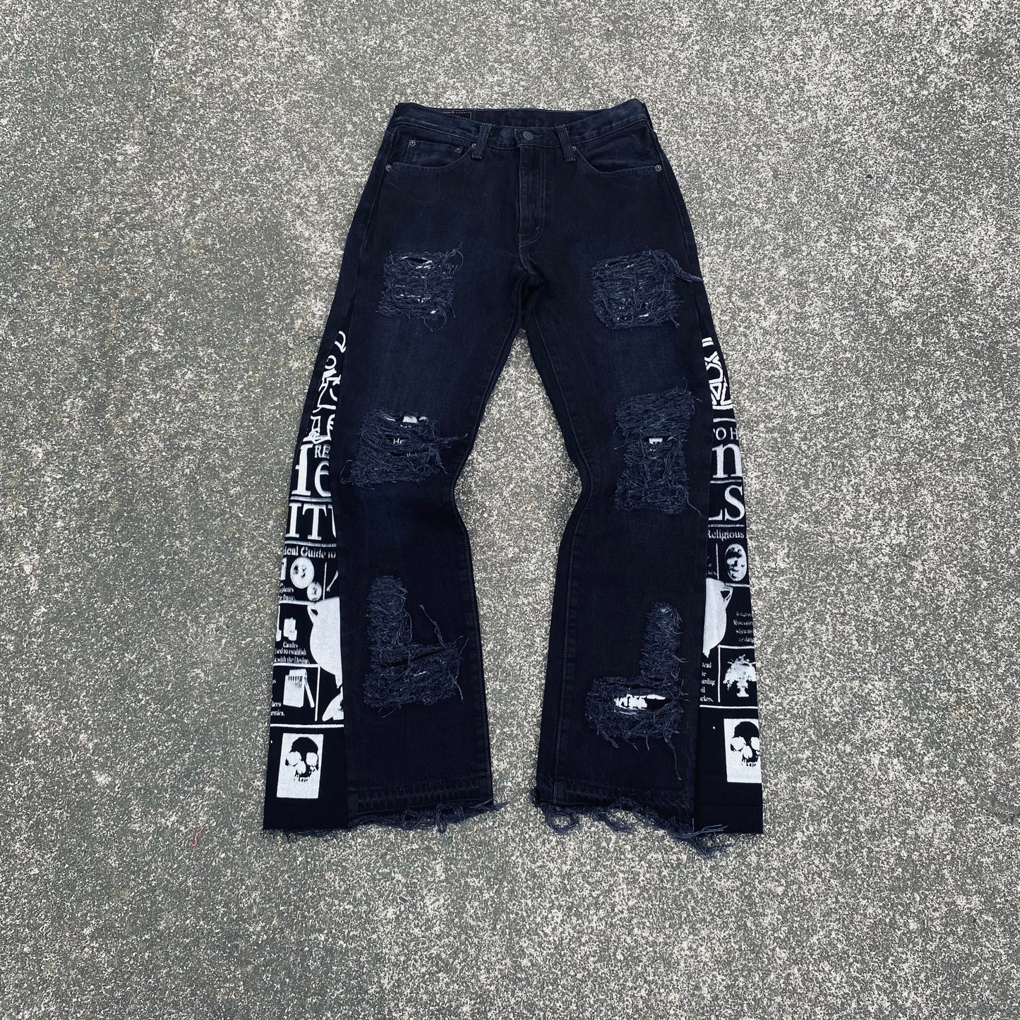 1/1 ‘Axis’ Distressed Jeans - 32X32