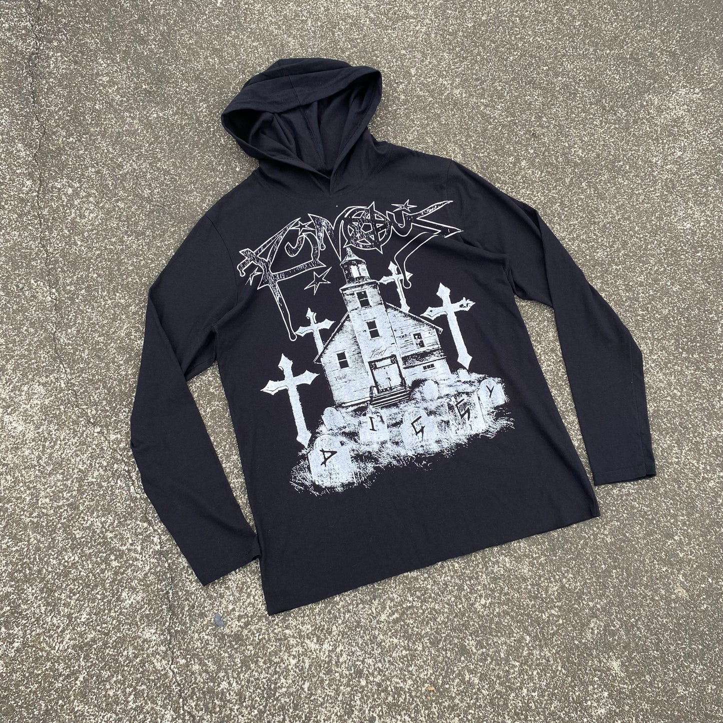 1/1 ‘I FEEL RUINOUS’ DID X SLIDEZ Tee Hoodie