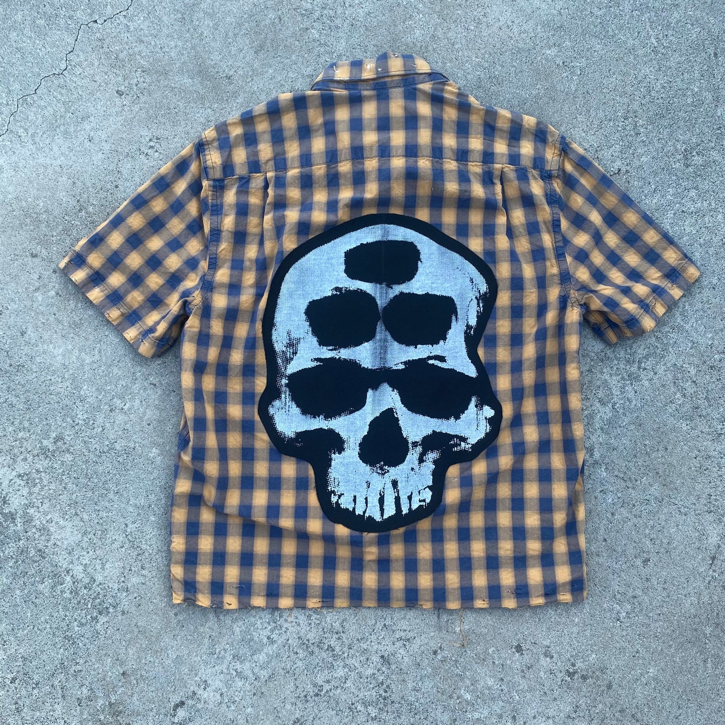 1of1 Patchwork Flannel - Yellow/Blue