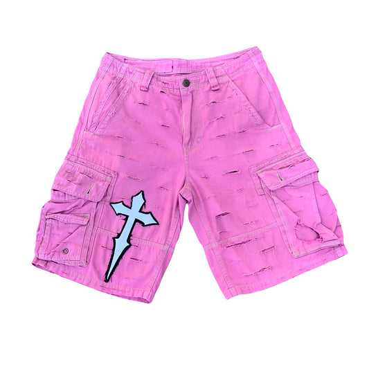 1/1 Mummy cargo shorts - Pink