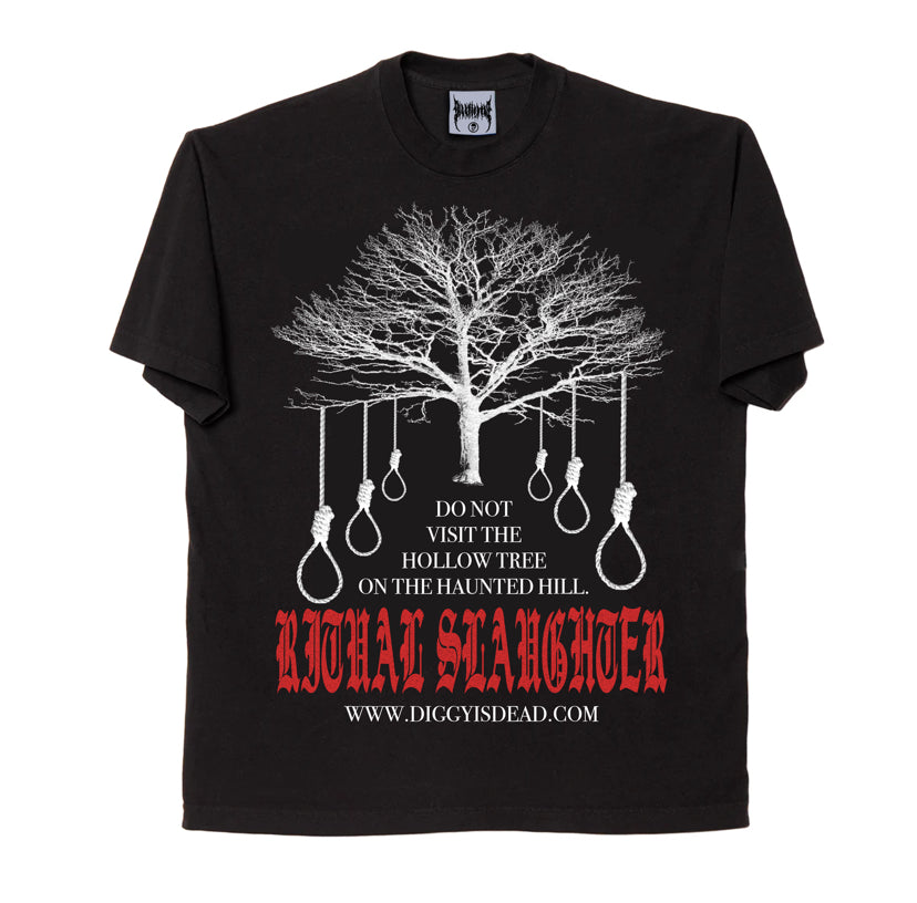 HOLLOW TREE TSHIRT- Black