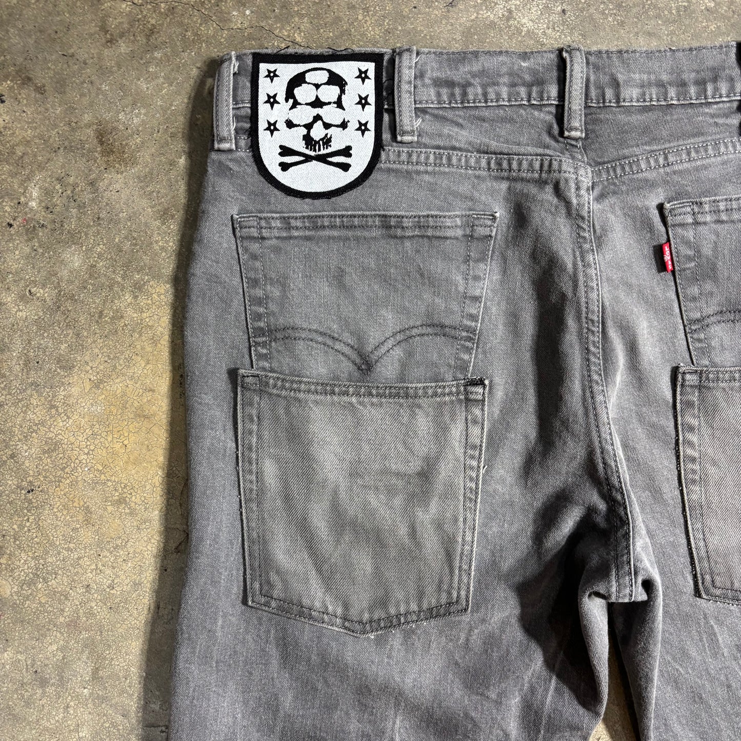 1/1 ‘GREYGREYGREY’ Flared Jeans - 38X32