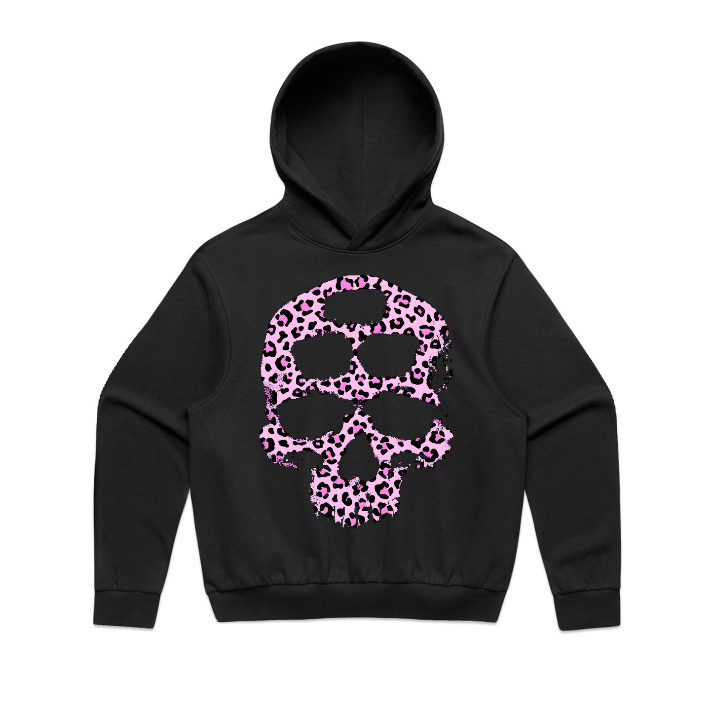 VALENTINES LEOPARD SKULL Hoodie - Black