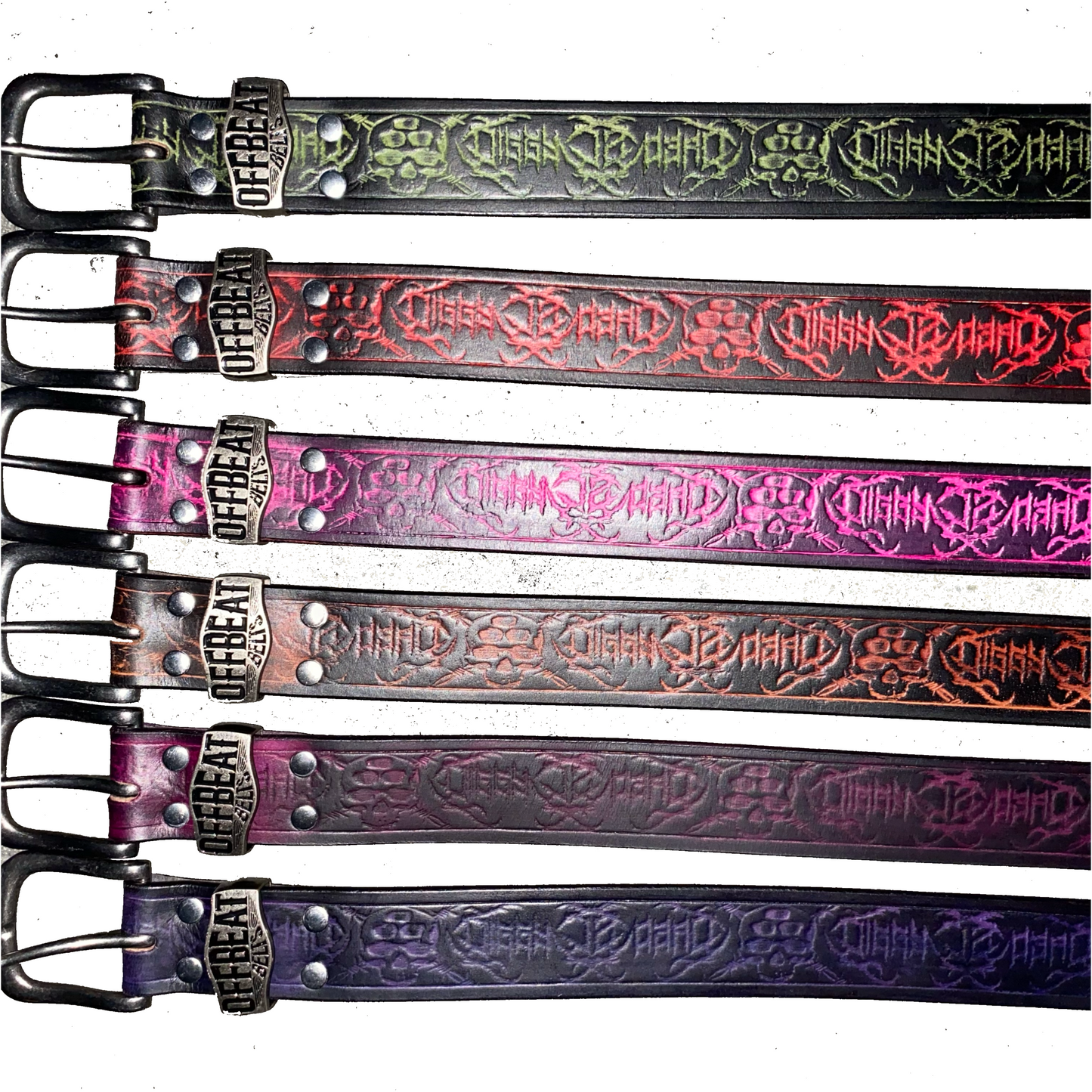 DEATH BY LEATHER - OFFBEAT X DIGGYISDEAD BELT