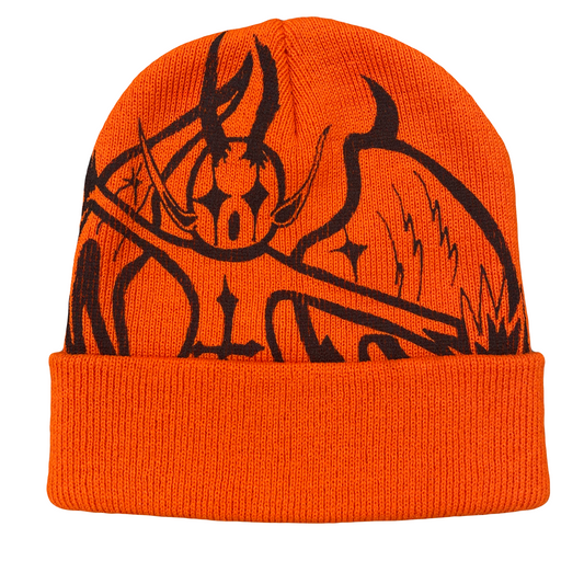 Bad Angel Beanie - Orange