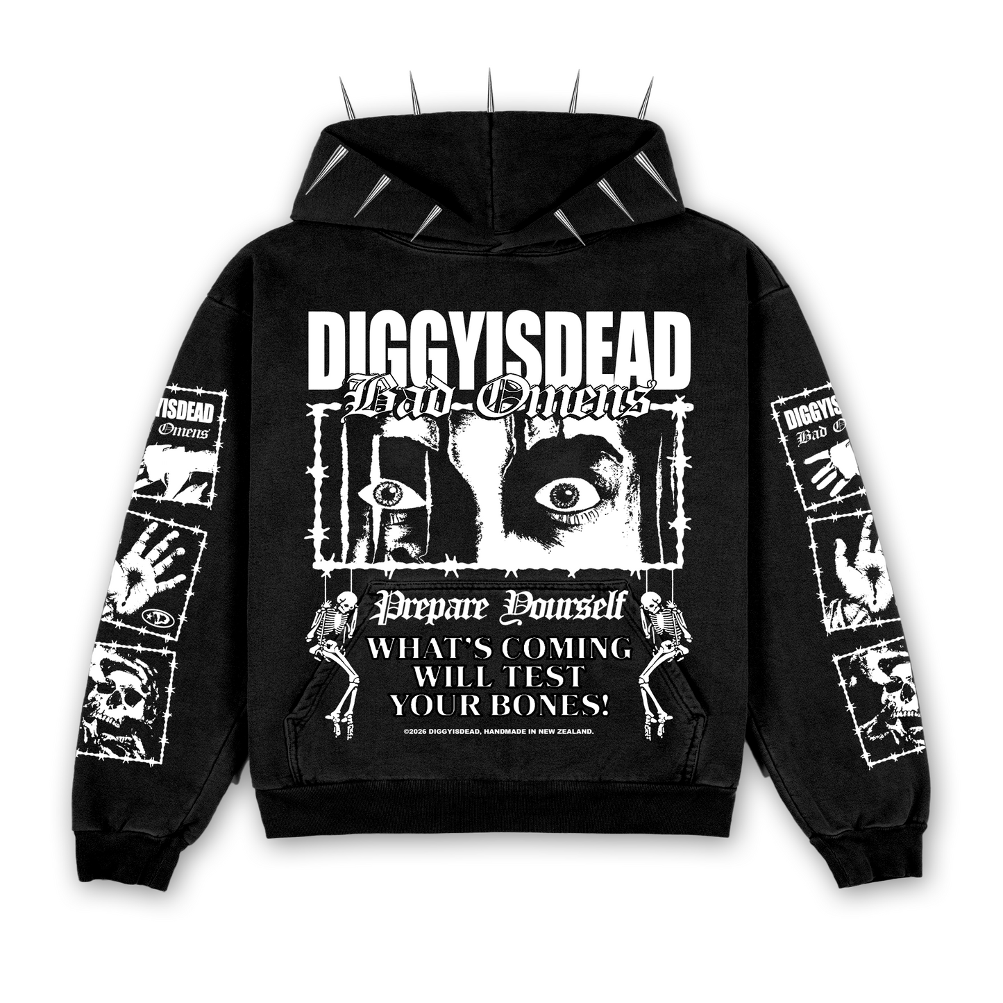 BAD OMENS SPIKED HOODIE
