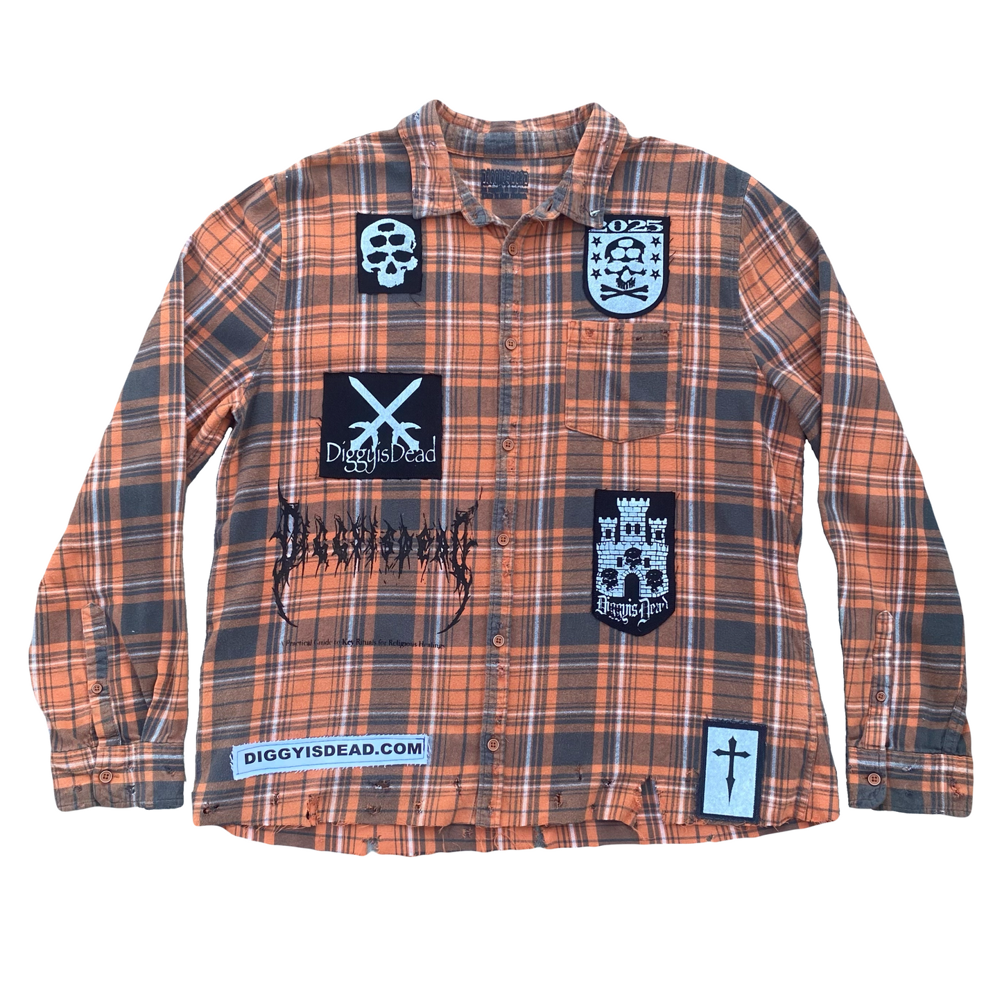 1of1 Patchwork Flannel - Orange