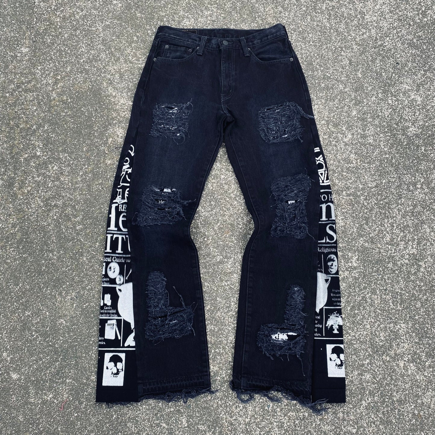 1/1 ‘Axis’ Distressed Jeans - 32X32