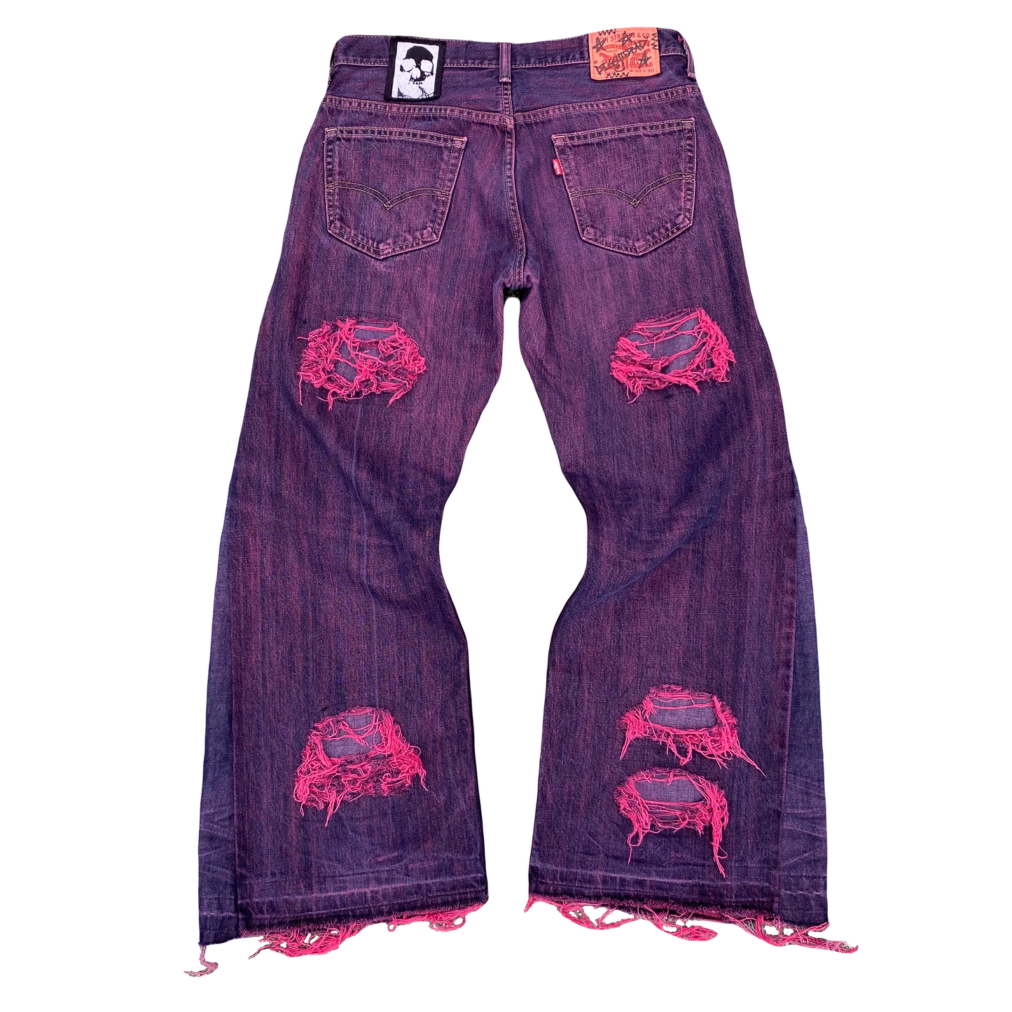 1/1 ‘Dead Cherry’ Distressed Jeans - 30X30