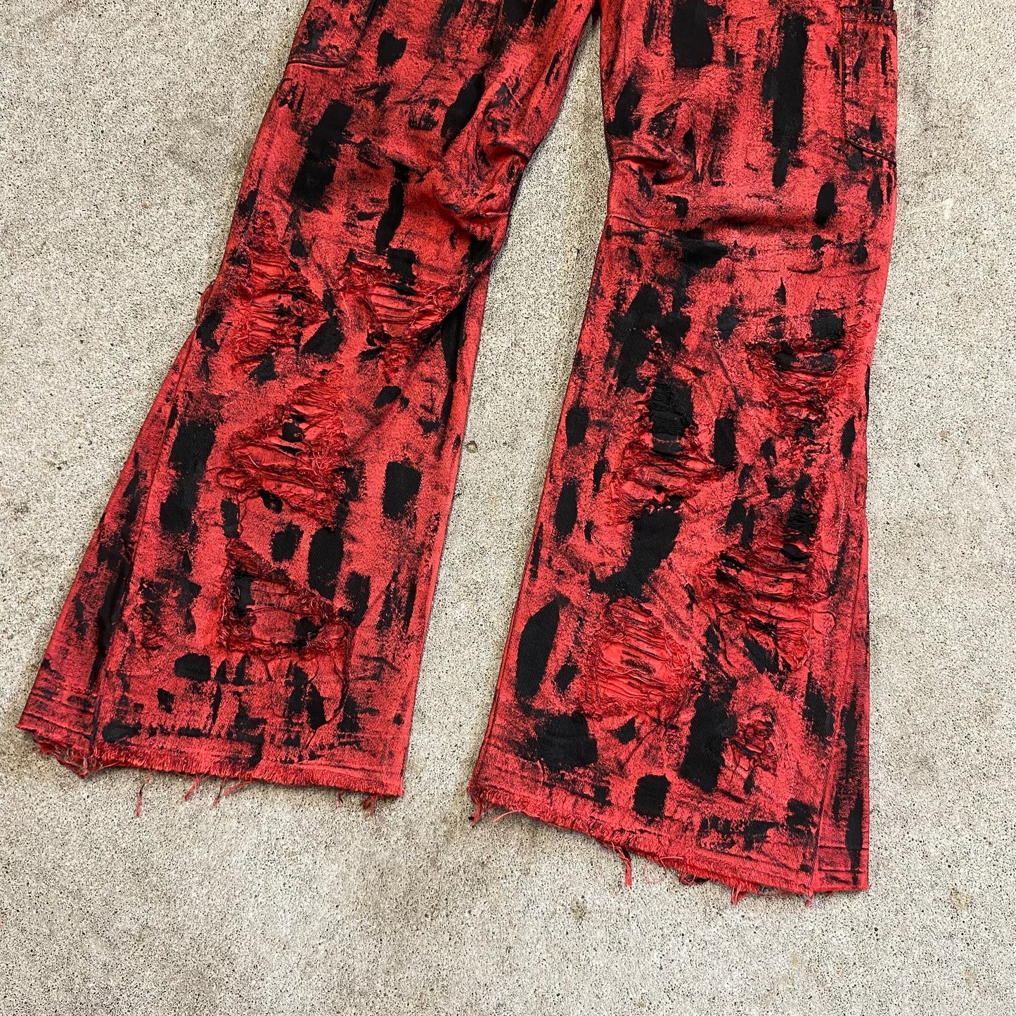 1/1 “Bloody Murder” Distressed Jeans - 27x30