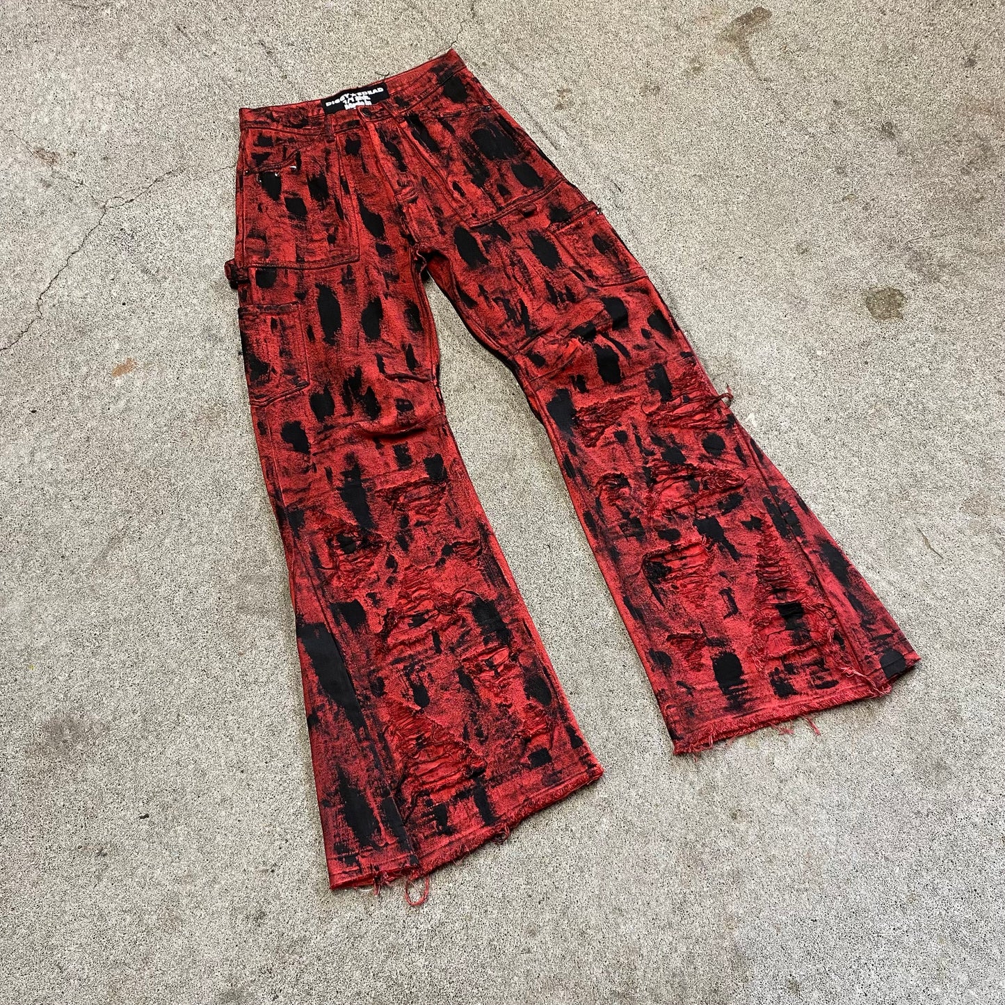 1/1 “Bloody Murder” Distressed Jeans - 27x30