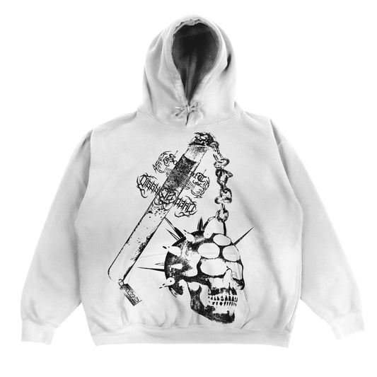 DEADSHIFT FLAIL Hoodie - White