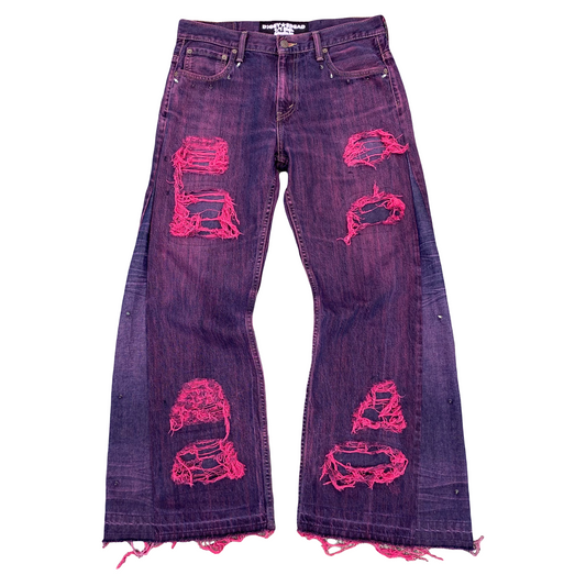 1/1 ‘Dead Cherry’ Distressed Jeans - 30X30