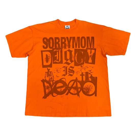 1/1 SORRYMOM X DIGGYISDEAD TSHIRT - Orange/Orange