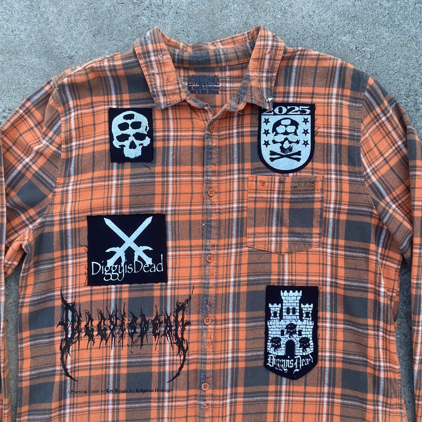 1of1 Patchwork Flannel - Orange
