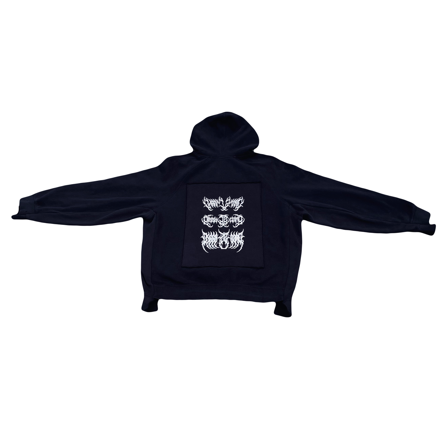 1/1 ‘Nothing’s Shocking’ Patchwork Hoodie - M