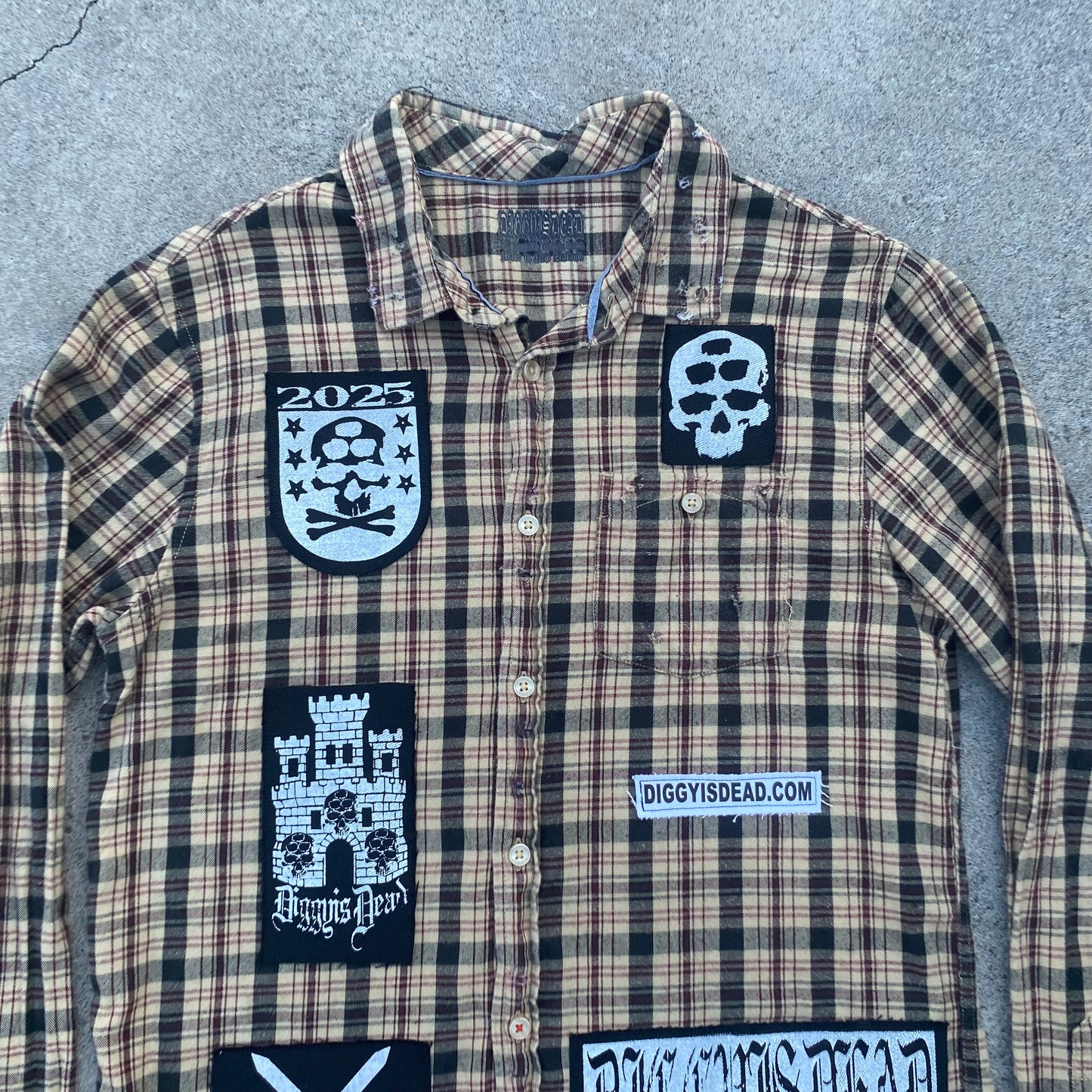 1of1 Patchwork Flannel - Cream