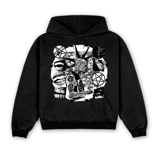 TEETH AND THORNS Hoodie - Black