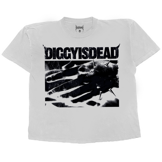 ‘SPIKEDHANDS’ TEE - White