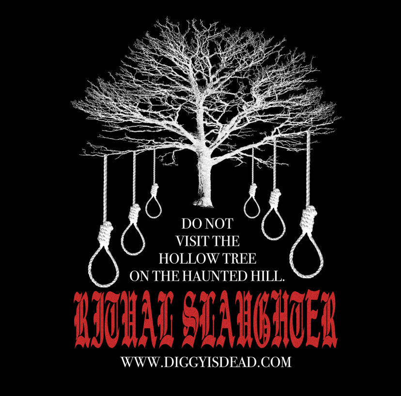 HOLLOW TREE LONGSLEEVE TEE - Black