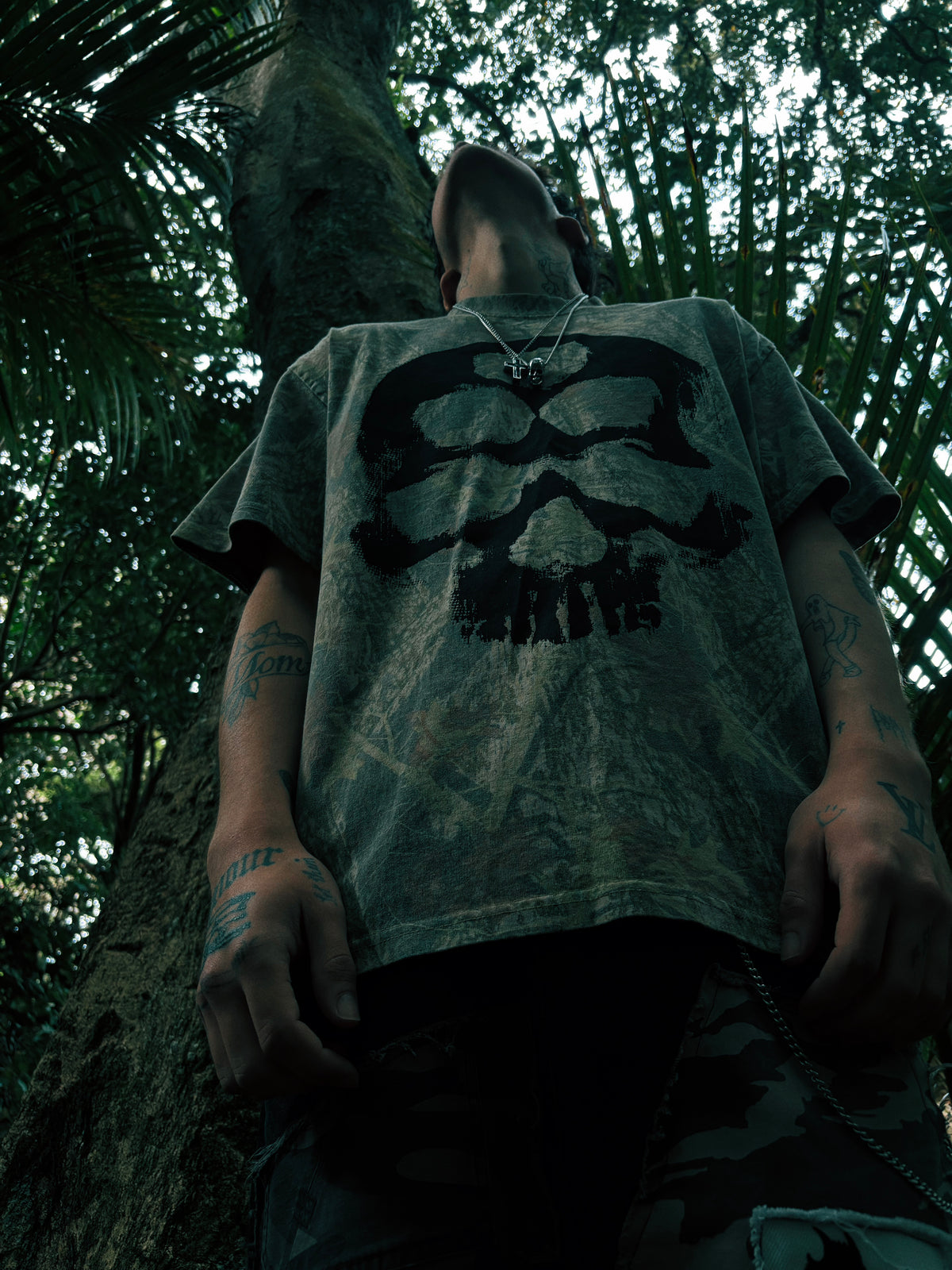 Skull Tee - Camo
