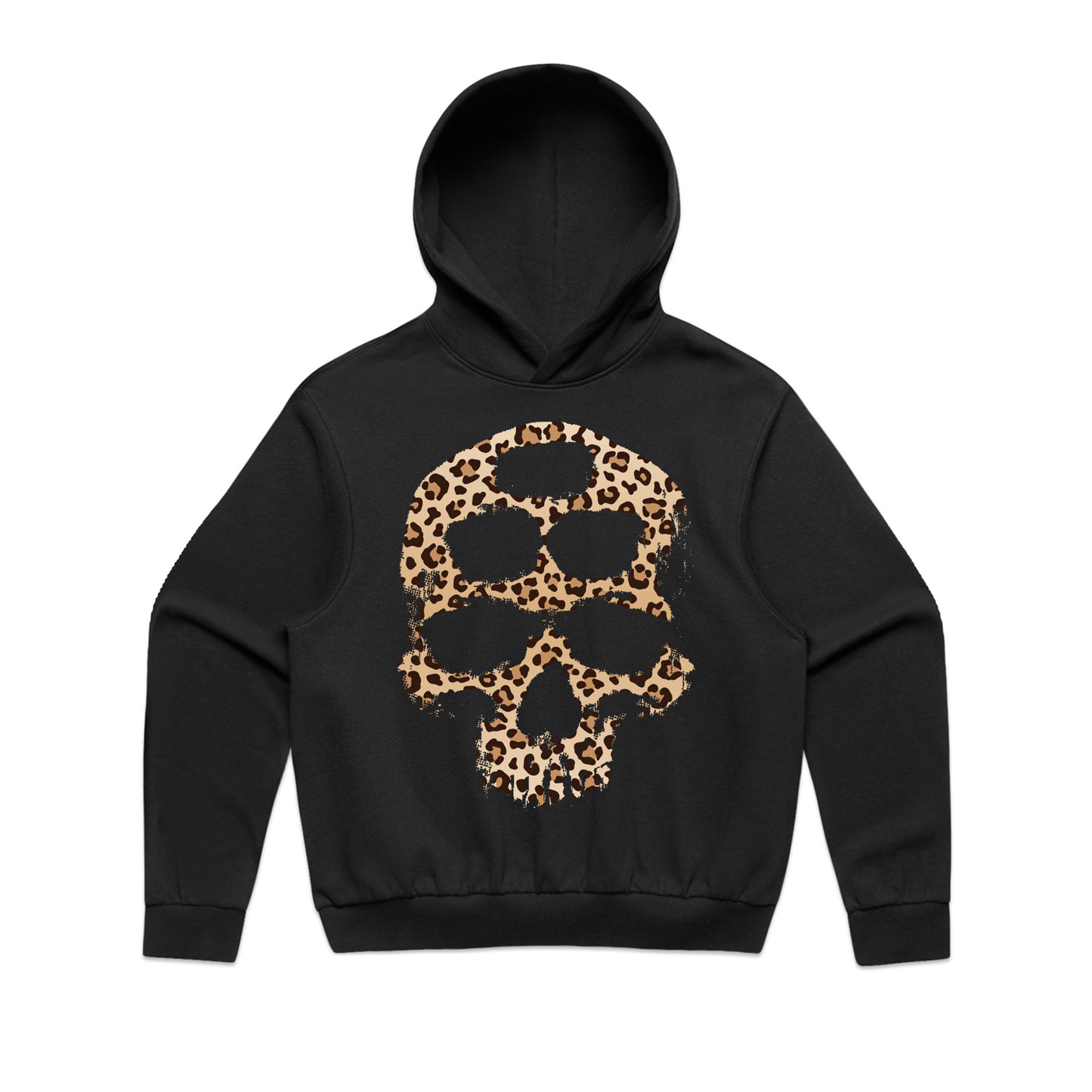 LEOPARD SKULL Hoodie - Black