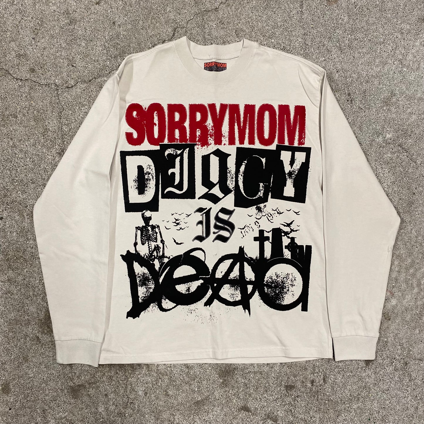 1/1 SORRYMOM X DIGGYISDEAD Longsleeve Tee - M