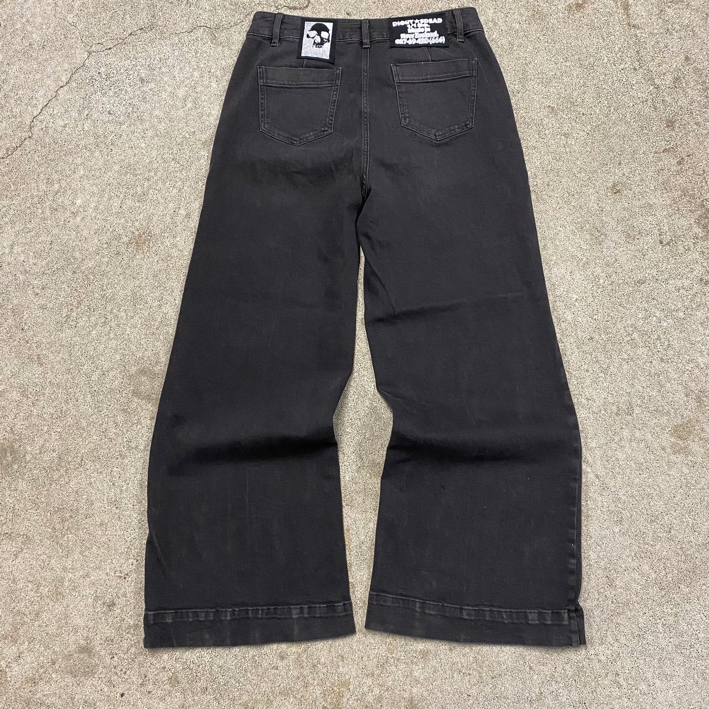 1/1 Goat Skull Wide Jeans - 34x34