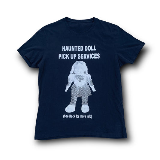 Haunted Doll Tee - Navy