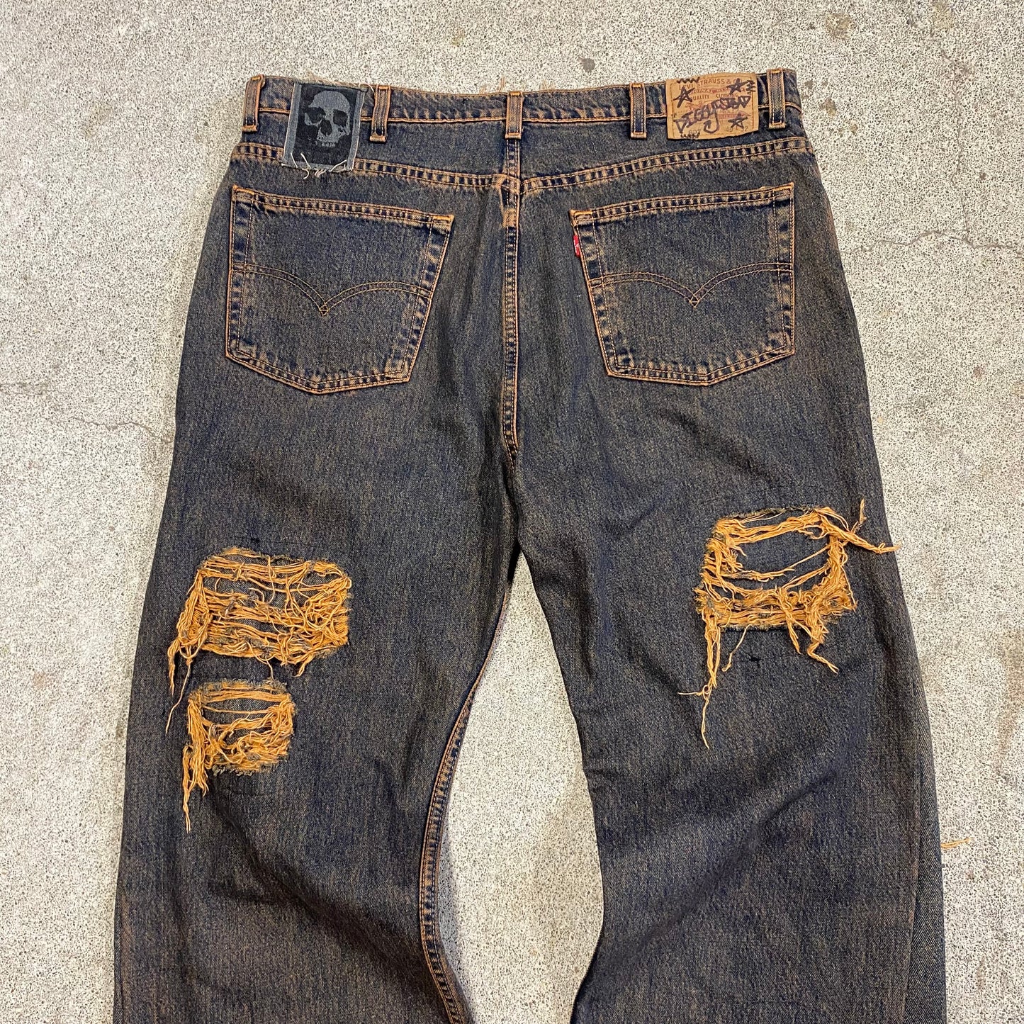 1/1 “My Jeans are Rusty” Distressed Jeans - 40X32