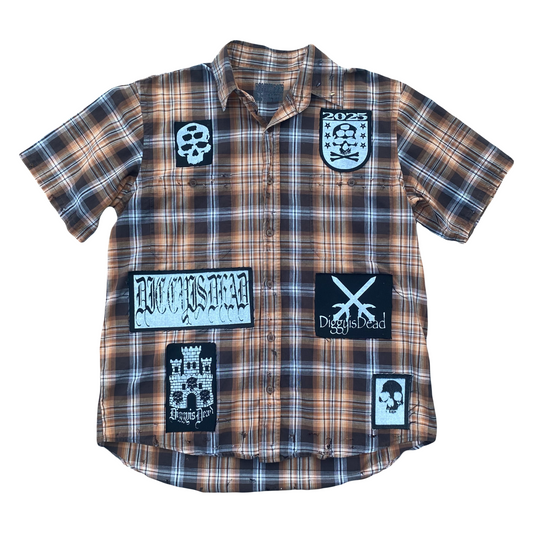 1of1 Patchwork Flannel - Burnt Orange