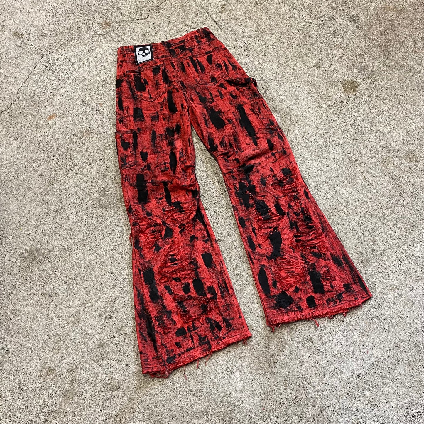 1/1 “Bloody Murder” Distressed Jeans - 27x30