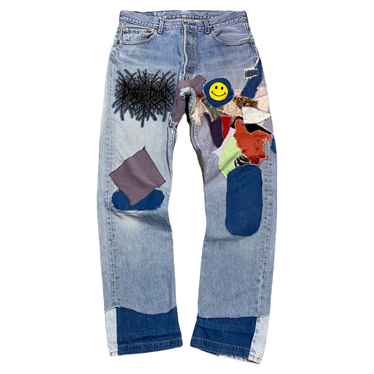1/1 ‘VERRIS IS CRAZY’ Levis Jeans - 34X32