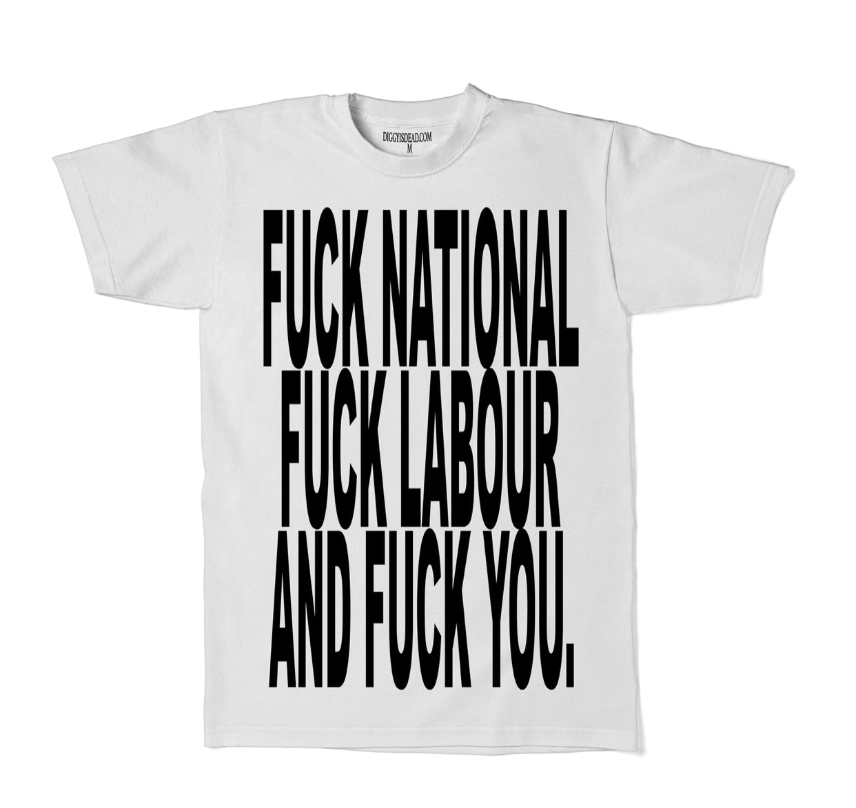 FUCK THE GOVERNMENT TEE - White *Made to order*