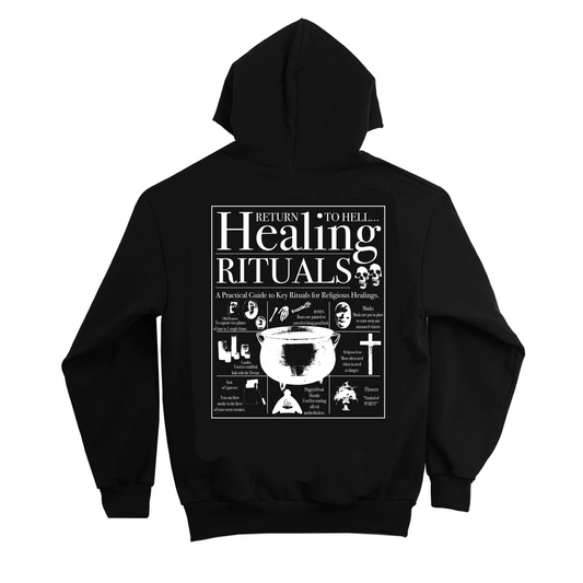 Healing Rituals Hoodie - Black *Made to order*