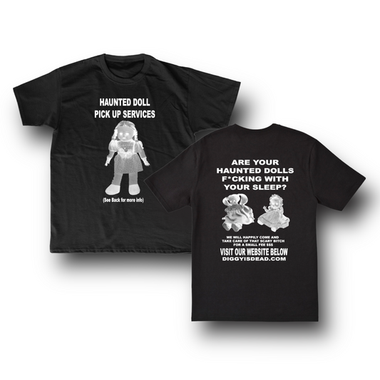 Haunted Doll Services Tee - Black