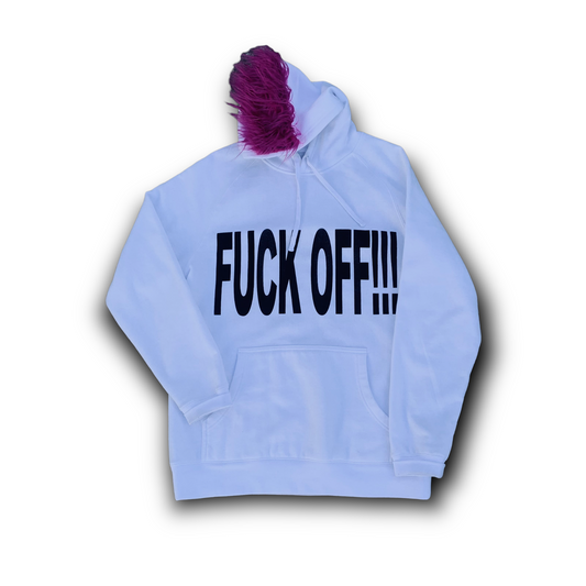 1/1 FUCK OFF Mohawk Hoodie - L