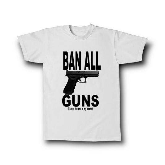 Ban all Guns Tee - White