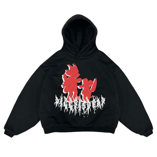 “BACK UP!” Hoodie - Black