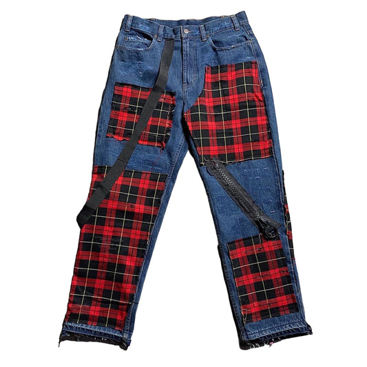 Tartan Emo Jeans - 34x30